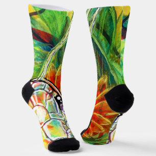 Regenbogenschlange socken