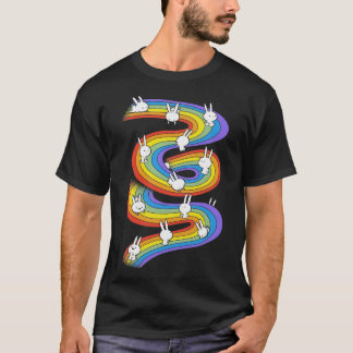Regenbogenschlitten T-Shirt