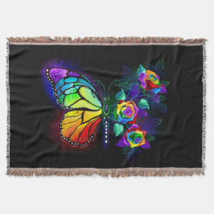 Regenbogenschmetterling Decke
