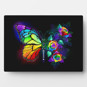 Regenbogenschmetterling Fotoplatte