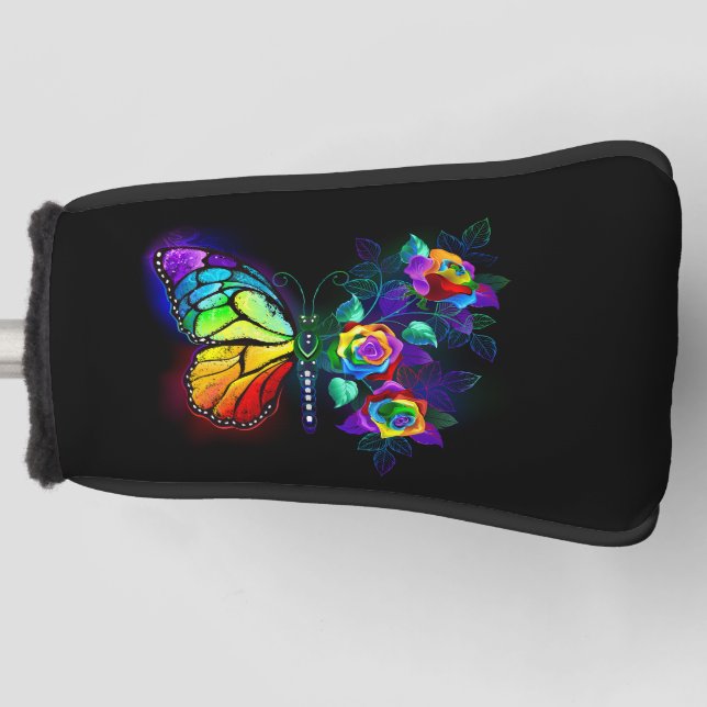 Regenbogenschmetterling Golf Headcover (Vorderseite)