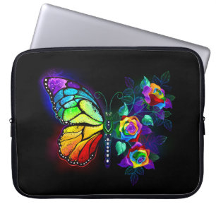 Regenbogenschmetterling Laptopschutzhülle