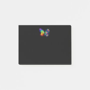 Regenbogenschmetterling Post-it Klebezettel