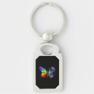 Regenbogenschmetterling Schlüsselanhänger