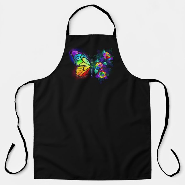Regenbogenschmetterling Schürze (Vorderseite)