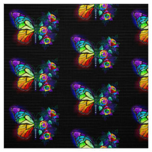 Regenbogenschmetterling Stoff
