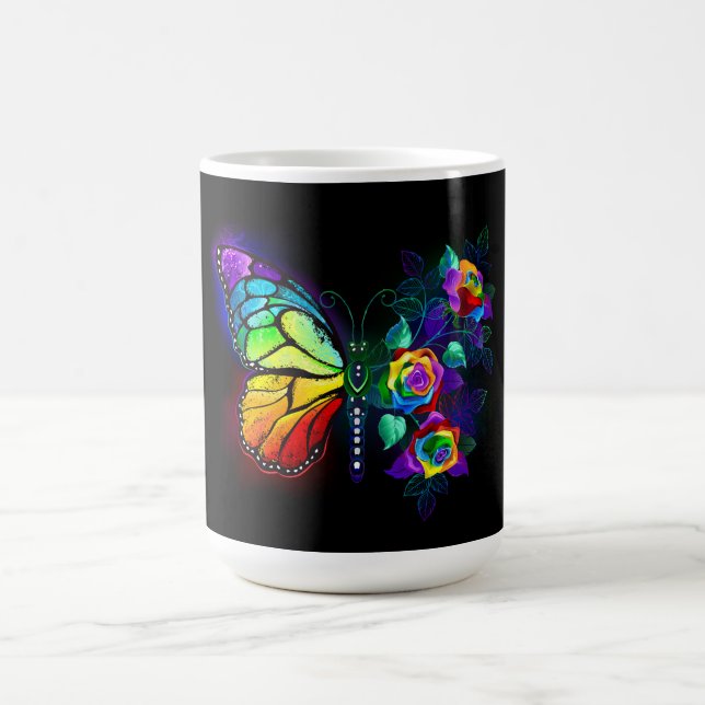 Regenbogenschmetterling Verwandlungstasse (Zentrum)