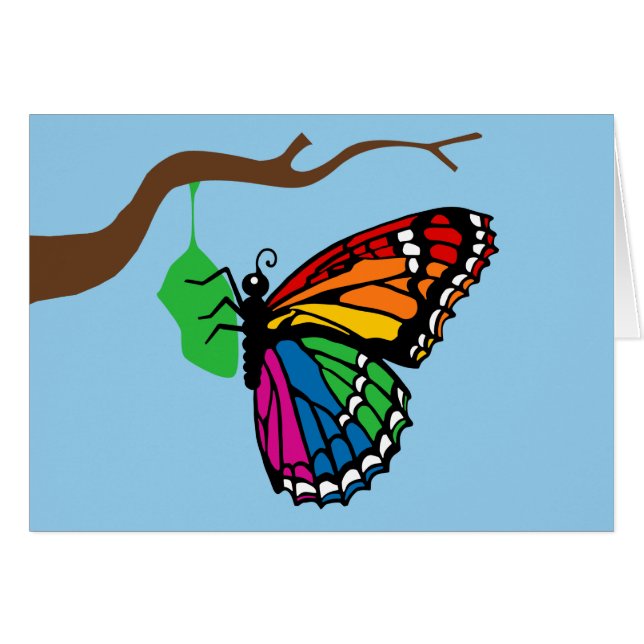 Regenbogenschmetterlinge aus Chrysalis (Vorderseite (Horizontal))