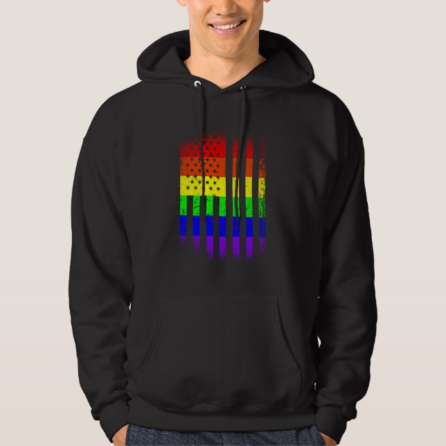 Regenbogenschwanz Hoodie (Vorderseite)