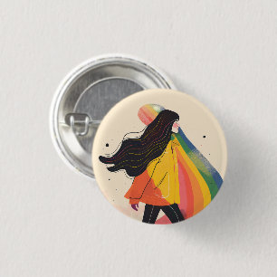 Regenbogenschwule, Gay Lesbian, Stolz Button