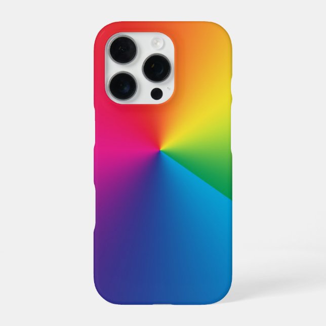 Regenbogenspektrum iPhone 16 Pro Hülle (Rückseite)