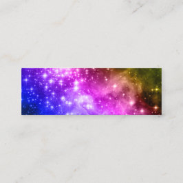 Regenbogenstars Mini Visitenkarte