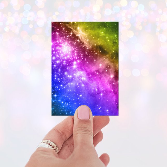 Regenbogenstars Visitenkarte (Rainbow Celestial Business Card)