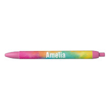 Regenbogenstift mit individuellem Namen