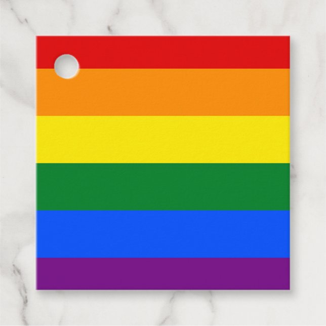 Regenbogenstolz - geschenkanhänger (Vorderseite)
