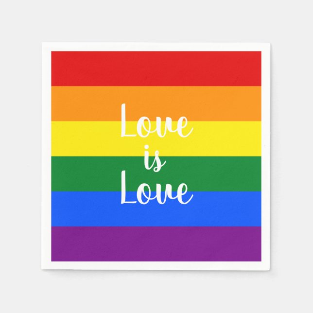 Regenbogenstolz - serviette (Vorderseite)