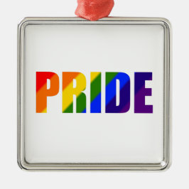 Regenbogenstolzverzierung Ornament Aus Metall
