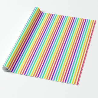 Regenbogenstreifen 13 geschenkpapier
