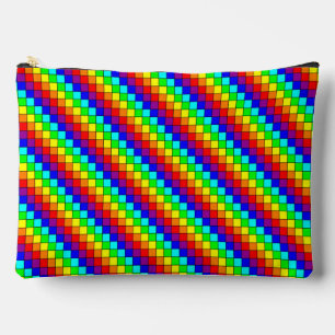 Regenbogenstreifen - Accessoiretasche Zubehörtasche