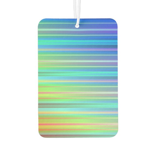 Regenbogenstreifen Autolufterfrischer (Rückseite)