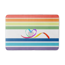 Regenbogenstreifen Bath Mat Badematte
