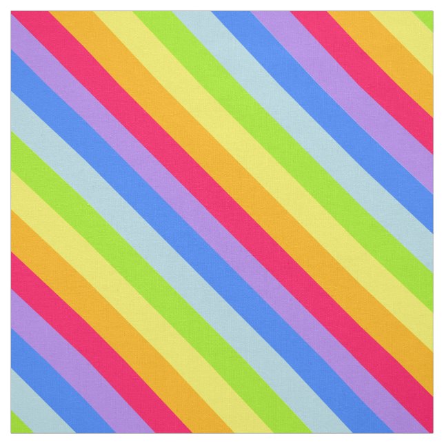 Regenbogenstreifen, buntes gemustertes Gewebe Stoff (Muster)
