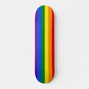 Regenbogenstreifen Custom Skateboard