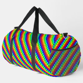Regenbogenstreifen - Duffel-Beutel Duffle Bag