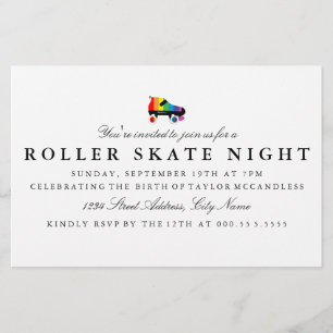 Regenbogenstreifen für Roller-Skate