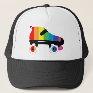 Regenbogenstreifen für Roller-Skate Truckerkappe
