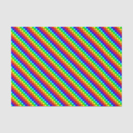 Regenbogenstreifen - Gewebepapier Seidenpapier