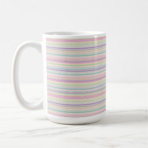 Regenbogenstreifen Hintergrund Kaffeetasse