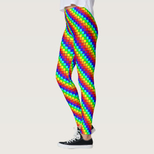 Regenbogenstreifen - Leggings