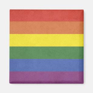 Regenbogenstreifen Magnet