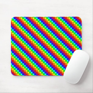 Regenbogenstreifen - Mauspad