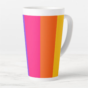 Regenbogenstreifen Milchtasse
