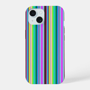 Regenbogenstreifen - Muster iPhone 15 Hülle