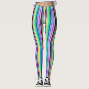 Regenbogenstreifen - Muster Leggings
