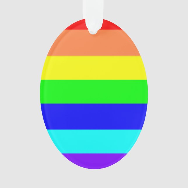 Regenbogenstreifen Ornament (Vorderseite)