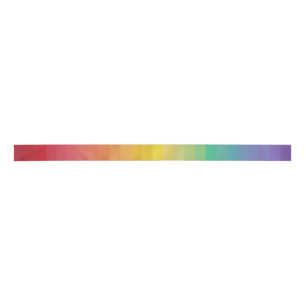 Regenbogenstreifen Satinband