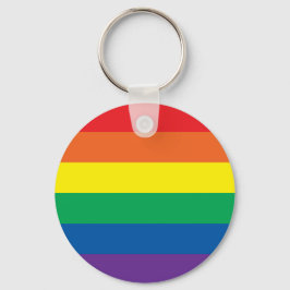 Regenbogenstreifen Schlüsselanhänger