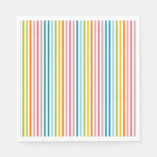 Regenbogenstreifen Serviette