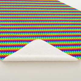 Regenbogenstreifen - Sherpa Blanket Sherpadecke