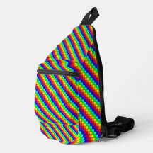 Regenbogenstreifen - Sling Bag
