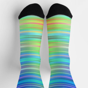 Regenbogenstreifen Socken