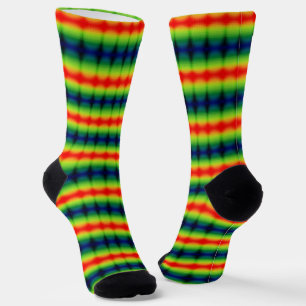 Regenbogenstreifen Socken