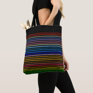 Regenbogenstreifen Tasche
