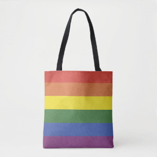 Regenbogenstreifen Tasche