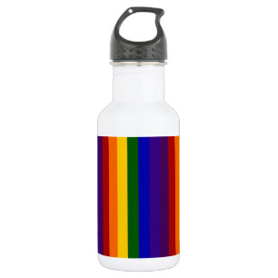 Regenbogenstreifen Trinkflasche