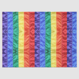Regenbogenstreifen unter Regenbogenflagge LGBT LGB Seidenpapier